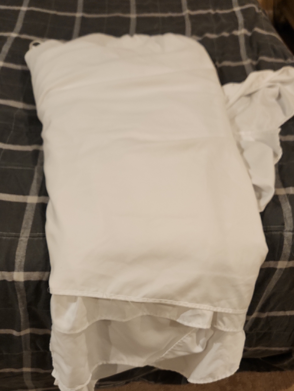 White Twin XL Long Bedshirt